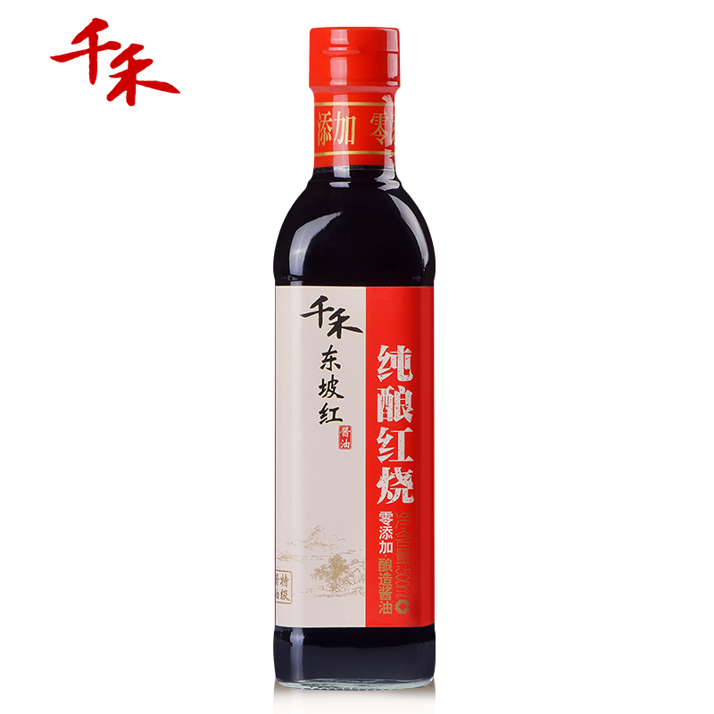 Бренд Sichuan Qianhe, темный соевый соус, изготовленный зернообразными продуктами