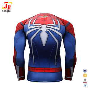 Maglia a Compressione di Alta Qualità a Maniche Lunghe Costume Rash Guard per Uomo - Product Image 3