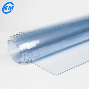 Rouleau de film PVC transparent haute résistance, qualité revêtement, feuille de vinyle souple pour la fabrication de imperméables, tabliers et manches. - Product Image 1