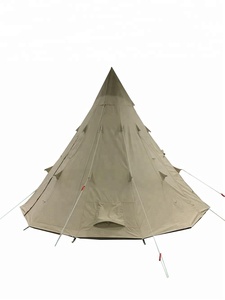 Tentes de glamping à <span class=keywords><strong>prix</strong></span> d'usine personnalisées tentes <span class=keywords><strong>tipi</strong></span> en toile de coton tente de camping en plein air <span class=keywords><strong>tipi</strong></span> chaud - Product Image 3