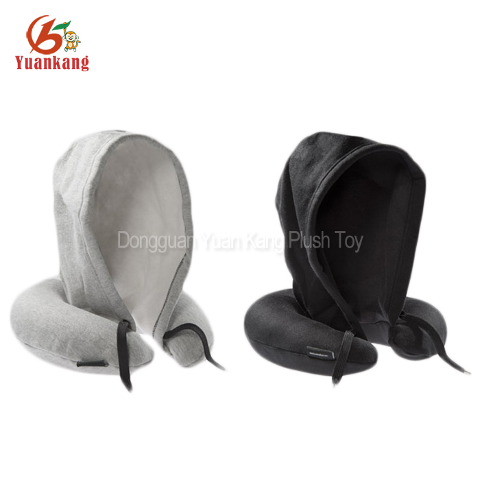 ICTI оптом Корейский мягкий массаж шеи поддержку с капюшоном дорожная подушка для отдыха