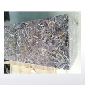 Alta calidad aplastado Brasil Amethyst Geode/losa de mármol/Granito encimera