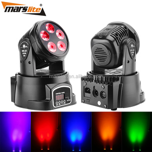 Luz led rgbwa uv 6 en 1, 5x18w, para dj, club, discoteca, escenario, cabezal móvil - Product Image 3