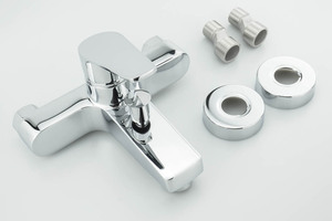 RV <strong>Surface</strong> <strong>Mounted</strong> Hot and Cold Bathroom Bath Chrome Brass Water <strong>Shower</strong> <strong>Mixer</strong> Tap Taps Ducha Valve Set De Griferia - Product Image 5