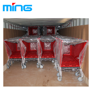 <span class=keywords><strong>180L</strong></span> Grocery Store ซูเปอร์มาร์เก็ตรถเข็นช้อปปิ้งพลาสติกรถเข็น - Product Image 6