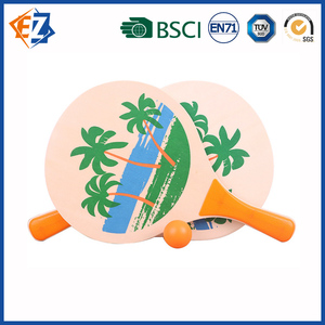 Vợt Tennis Bãi Biển Khuyến Mại Vợt Gỗ Trò Chơi - Product Image 2