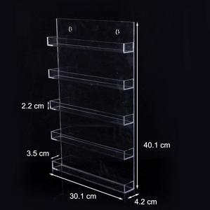 Tấm Mica Trong Suốt 5 Tầng/Giá Trưng Bày Sơn Móng Tay Acrylic Treo Tường - Product Image 3