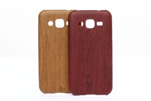 Vendedora caliente madera y PU celular caso mado sauve ligero retro para Samsung Galaxy J1 J2 - Product Image 5