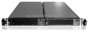 1U Lame Mini-itx double système châssis rackable, boîtier de serveur industriel cas EKI-M550 - Product Image 2