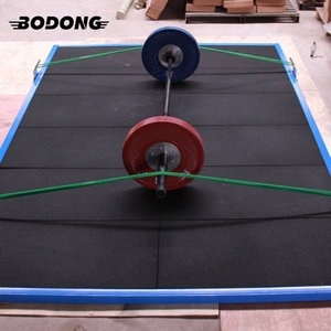 Carreaux de sol en <span class=keywords><strong>caoutchouc</strong></span> de haute qualité pour salle de sport Rouleaux de tapis et carreaux disponibles - Product Image 3