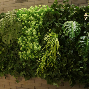 Trang trí đám cưới ngoài trời với màu xanh lá cây nhân tạo hộp gỗ Hàng rào nhựa màu xanh lá cây hàng rào tường dọc hệ thống vườn - Product Image 4