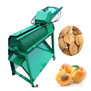 Otomatik eti ve çekirdek ayırıcı kayısı tohum sökücü makinesi Badem tohum ayırıcı makine için satış