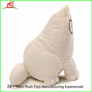 Animal en peluche En Peluche Blanc Kitty <span class=keywords><strong>Simon</strong></span> <span class=keywords><strong>de</strong></span> <span class=keywords><strong>Chat</strong></span> Avec Des Lunettes - Product Image 2