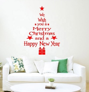 Nuovo giorno di <span class=keywords><strong>Natale</strong></span> <span class=keywords><strong>Albero</strong></span> Di <span class=keywords><strong>Natale</strong></span> Adesivi, regalo di Nuovo Anno Decorazione del Vetro Della Finestra Adesivi, Autoadesivi Della Finestra di Vetro Di <span class=keywords><strong>Natale</strong></span> Con Fiocco di Neve - Product Image 1