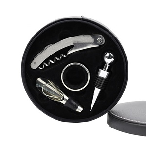 Hot Selling <strong>Wine</strong> <strong>Gift</strong> <strong>Set</strong> With <strong>Wine</strong> Opener Best Bottle Opener <strong>Set</strong> Bar Tool Zinc AlloyWine Corkscrew and <strong>Wine</strong> Stopper <strong>Set</strong> - Product Image 3