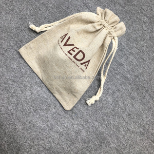 Bolsa de arpillera con cordón, con volantes, duradera, saludable, tamaño personalizable y logotipo - Product Image 1