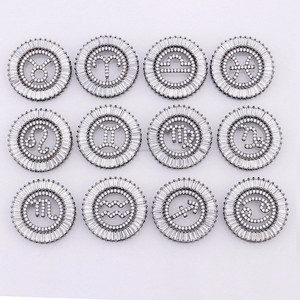 doce signos del zodiaco bisuteria china al por mayor - Product Image 2