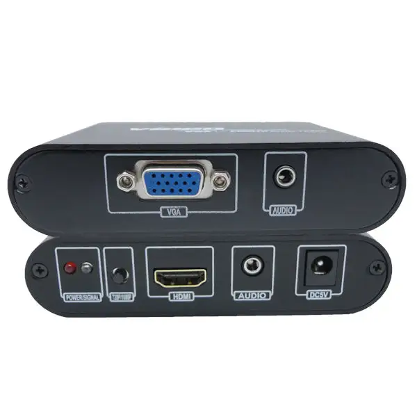 S-video VGA RCA 2 HDMI преобразователь со сканером 1080P