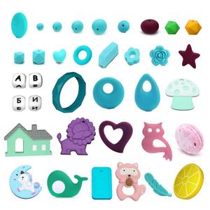 El bebé a granel suelto al por mayor suelta los granos suaves de <span class=keywords><strong>la</strong></span> dentición del silicón del Chew Icosahedron BPA Free Food <span class=keywords><strong>Gra</strong></span> - Product Image 4