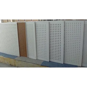 Tablero de yeso perforado acústico, Material de decoración <span class=keywords><strong>Draywall</strong></span>, aprobado por CE & ISO - Product Image 1