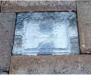 Lumière solaire LED pour pavés 12V, mur <span class=keywords><strong>de</strong></span> soutènement, lumière solaire LED en cristal, brique solaire en <span class=keywords><strong>verre</strong></span> givré pour l'éclairage des allées - Product Image 5