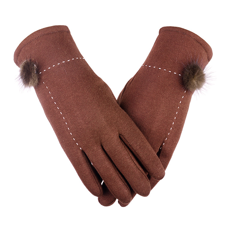 Зимние теплые вязаные перчатки из искусственного кашемира с котенком для студентов перчатки с мультяшным принтом детские перчатки