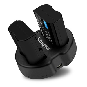 KingMa 2 pièces <span class=keywords><strong>Batterie</strong></span> Li-ion de remplacement 1960mAh pour <span class=keywords><strong>Nikon</strong></span> EN-EL15 et <span class=keywords><strong>chargeur</strong></span> double Micro USB, pour <span class=keywords><strong>Nikon</strong></span> <span class=keywords><strong>D800</strong></span> <span class=keywords><strong>D800</strong></span> - Product Image 2