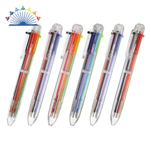 Stylo à bille multicolore en option, nouveaux produits, pièces, stylo à bille à 6 couleurs
