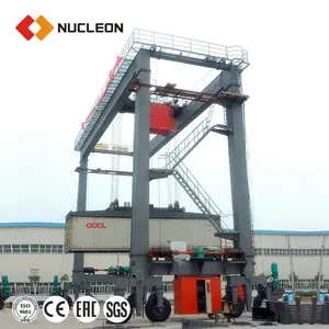 RTG Crane Price 20 Ton 40 Ton 60 Ton Rubber Tyre Container Gantry Crane 45ton Straddle Carrier Price