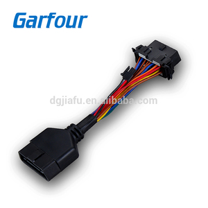 OBDII 16-Pin J1962 erkek kadın 2-Pin konnektör GPS takip kablo adaptörü Splitter Y otomobil teşhis için PTFE otomobiller için - Product Image 3