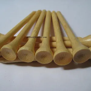 Blanco natural bambú Golf Tees