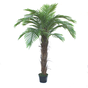 Palmier artificiel en fibres de coco, 15 feuilles, <span class=keywords><strong>phoenix</strong></span>, vente en gros, 5729 - Product Image 1
