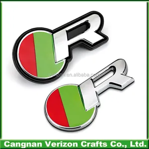 ABS Plating Chrome Badge Car Emblems And Chrome Car Emblems With Strong 3M Sticker For Car Logo