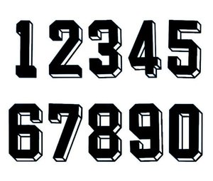 Nome <span class=keywords><strong>e</strong></span> numero di calcio personalizzati su trasferimento in vinile, crea il tuo trasferimento del nome del giocatore - Product Image 2