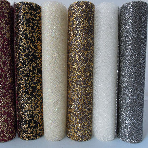 Fábrica de revisión de hierro <span class=keywords><strong>en</strong></span> diamantes de imitación de cristal de <span class=keywords><strong>strass</strong></span> de etiqueta de rollo de malla - Product Image 6