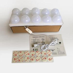 Hermosas <span class=keywords><strong>Luces</strong></span> <span class=keywords><strong>LED</strong></span> <span class=keywords><strong>para</strong></span> Espejo de Maquillaje Estilo Hollywood, Kit de Bombillas <span class=keywords><strong>LED</strong></span> <span class=keywords><strong>para</strong></span> <span class=keywords><strong>Tocador</strong></span> con Regulador de Intensidad - Product Image 5