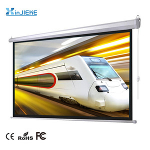 Écran de projecteur électrique pour films, pour le cinéma à domicile, ou en HD 16:9, Projection motorisée - Product Image 5