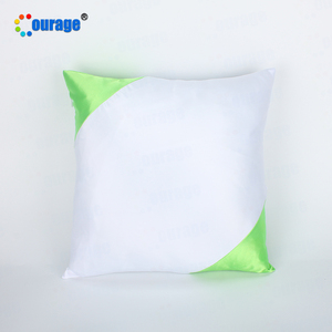 Federa per Cuscino Personalizzabile con <span class=keywords><strong>Design</strong></span> su Misura, Bianca, in Raso per Stampa a Sublimazione - Product Image 2