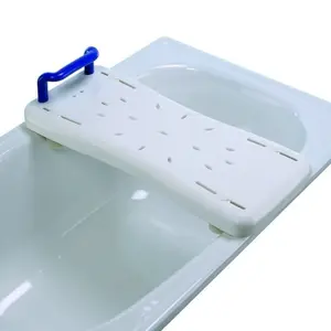 Asiento de seguridad de plástico ajustable para baño, tablero de baño portátil para personas mayores, silla de ducha, asiento de bañera con mango BA385