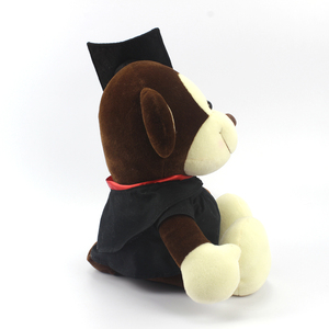Peluche Regalo di Laurea, <span class=keywords><strong>Scimmia</strong></span> Seduta con Cappello da Dottore - Product Image 3