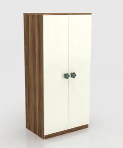 <strong>Single</strong> Two Four Door Children <strong>Wood</strong> Bedroom <strong>Wardrobe</strong> with Doors - Product Image 2