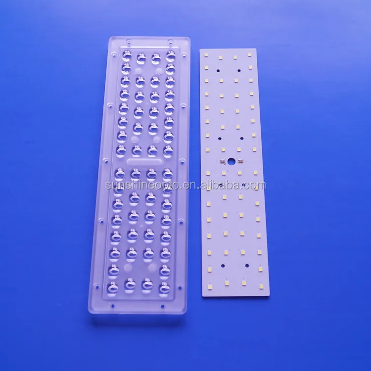 56 ชิ้น 3030SMD 3535 เลนส์ไฟ LED สวน SMD