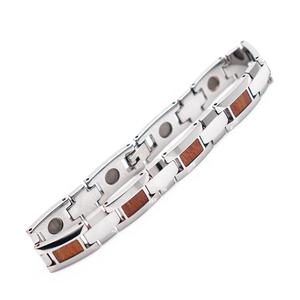 उच्च गुणवत्ता आदमी कोआ लकड़ी टंगस्टन कार्बाइड कंगन, चुंबकीय टंगस्टन कंगन - Product Image 4