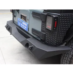 Araba arka tampon için Jeep Wrangler JK 07 + vücut kitleri arka tampon çubuğu parçaları