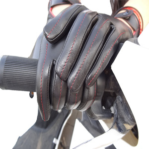 Gants en cuir d'agneau aniline tendance pour femmes, personnalisables, pour le cyclisme, la conduite automobile, l'hiver et les activités de plein air - Product Image 6