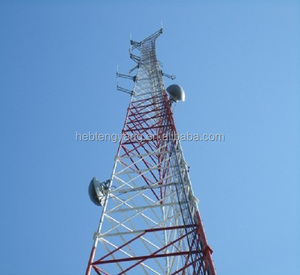 Torre <span class=keywords><strong>de</strong></span> Acero Tubular <span class=keywords><strong>de</strong></span> 3 Patas para Comunicación, Radio FM, TV y Satélite - Product Image 4