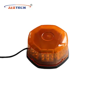 Feux stroboscopiques LED pour <span class=keywords><strong>ambulance</strong></span> et camion 12-24V, 8 côtés, ambre, clignotant rotatif, balise bleue, accessoire de lumière de voiture - Product Image 1