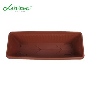 Leizisure Ngoài Trời Vườn Nhựa 60/70/80 Cm Lớn Dài Hình Chữ Nhật Trang Trí Sàn Hoa Chậu Cây Và Trồng Hộp - Product Image 3