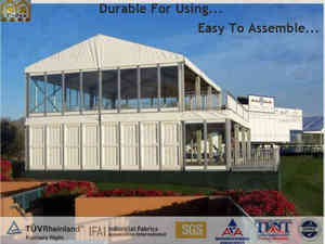 Double Decker tentes Deux étages de partie pour <span class=keywords><strong>patry</strong></span> de plein air, T-soleil spécialisés dans différents types tente familiale - Product Image 3