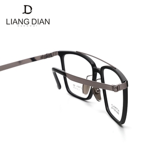 Marco de anteojos ópticos de doble puente de fibra de carbono, fábrica de marco de anteojos de lujo de gama alta - Product Image 6
